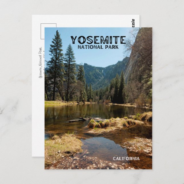 Yosemite National Park Postcard (Front/Back)