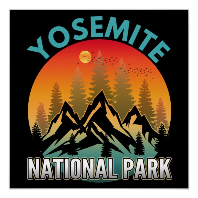 Yosemite National Park Poster (Front)