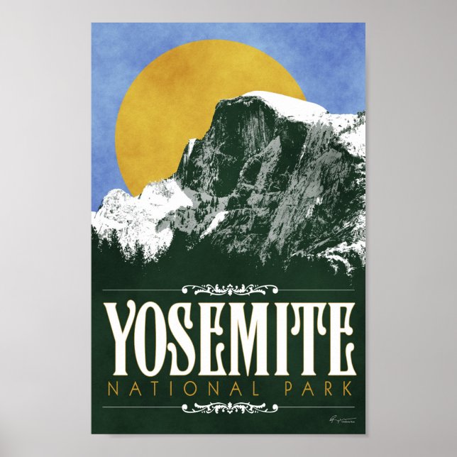 Yosemite National Park Poster (Front)