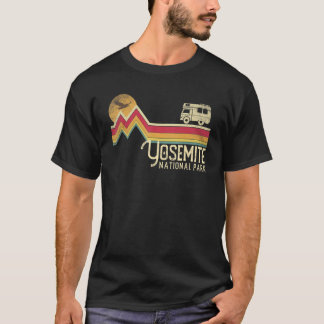 Yosemite National Park Retro Style Vintage Califor T-Shirt