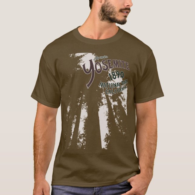 Yosemite National Park Sequoias Tee Shirt (Front)