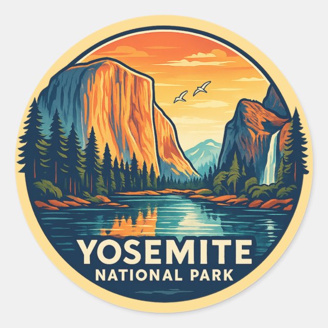 Yosemite National Park Sticker (Front)
