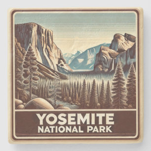 Yosemite National Park Stone Coaster
