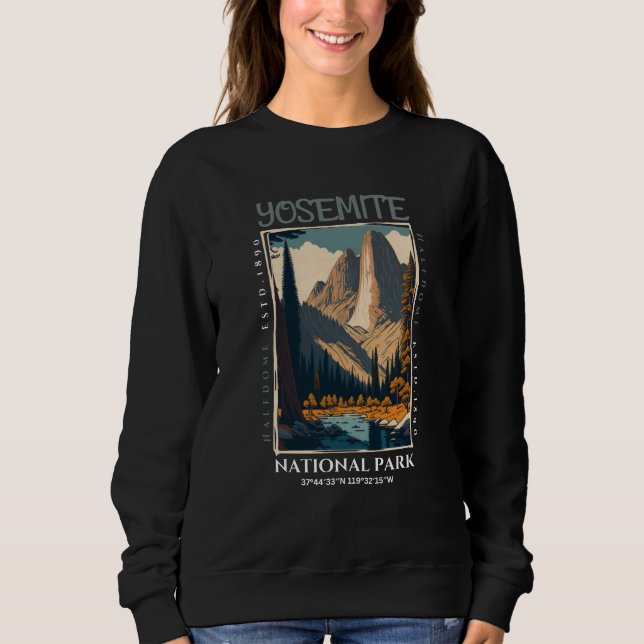 Yosemite, National Park  Sweatshirt (Front)