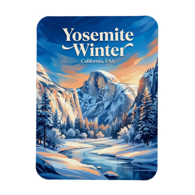 Yosemite National Park USA Magnet (Vertical)