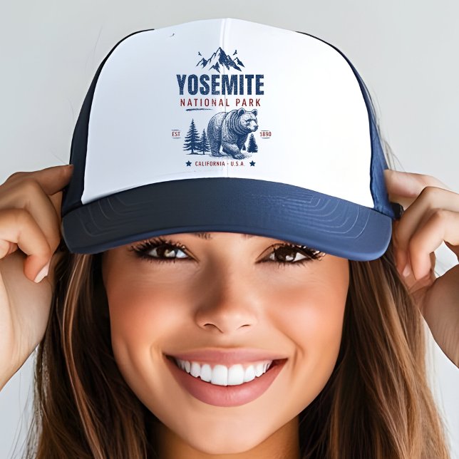 Yosemite National Park Vintage Bear Cap (Creator Uploaded)
