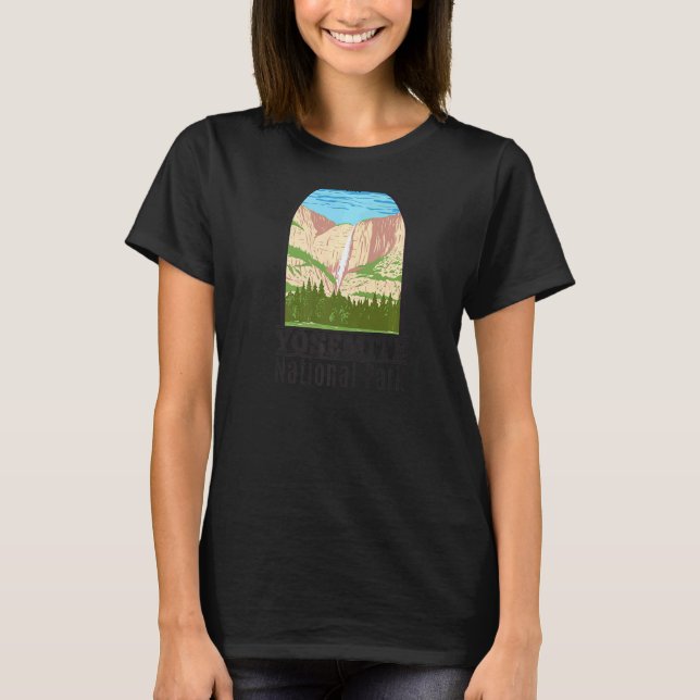 Yosemite National Park Vintage California T-Shirt (Front)