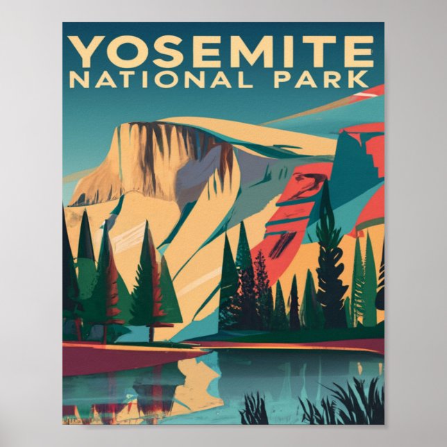 Yosemite National Park Vintage  Poster (Front)