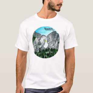 Yosemite National Park Watercolor T-Shirt