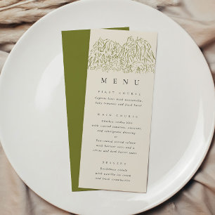 Yosemite National Park Wedding Menu
