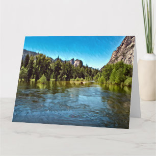 YOSEMITE OASIS Jumbo Greeting Card