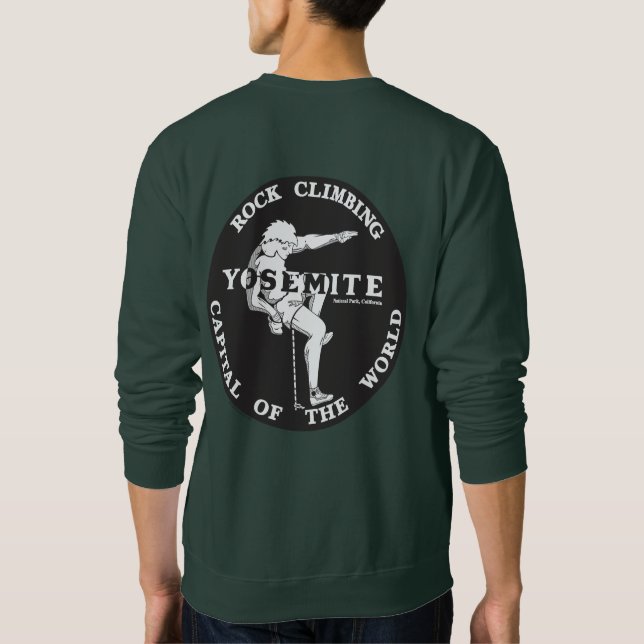 Yosemite Rock Climbing Sweatshirt (Back)