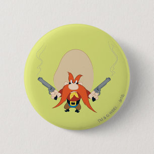 Yosemite Sam Back Off 6 Cm Round Badge
