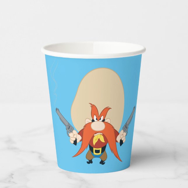 Yosemite Sam Back Off Paper Cups (Left)
