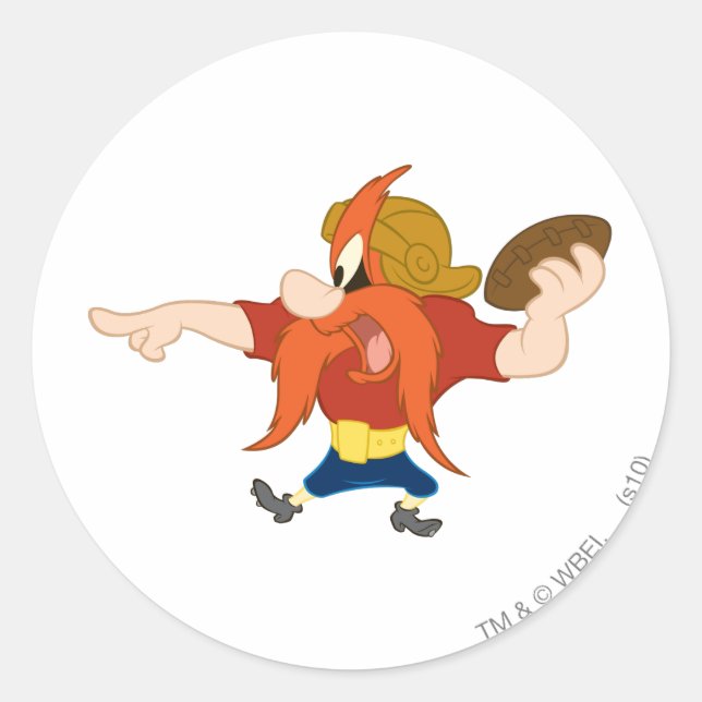 Yosemite Sam HIKE!!! Classic Round Sticker (Front)