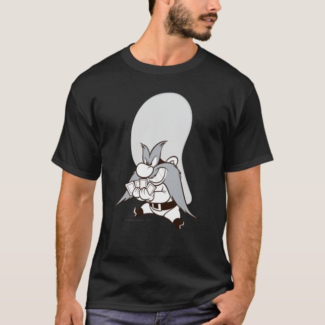 Yosemite Sam Playing Cards T-Shirt (Front)