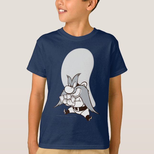 Yosemite Sam Playing Cards T-Shirt (Front)