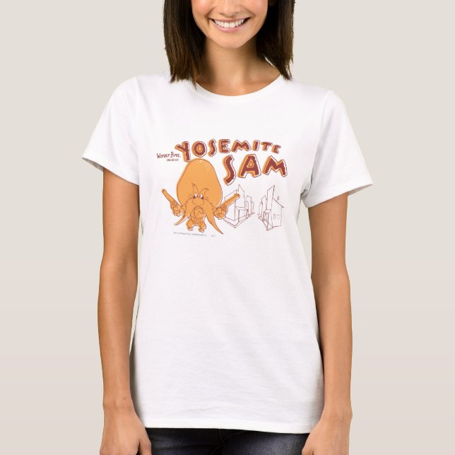 Yosemite Sam Warner Bros. Presents T-Shirt (Front)