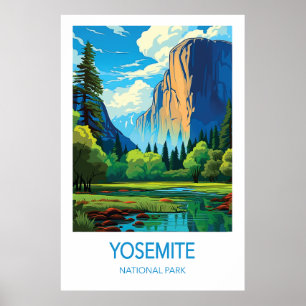 Yosemite Travel Poster National Park Art