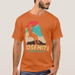 Yosemite US National Park California Rock Climber  T-Shirt