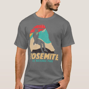 Yosemite US National Park California Rock Climber T-Shirt