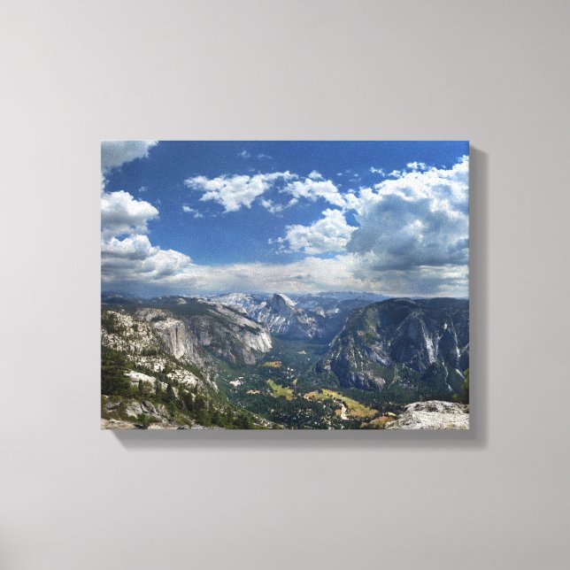 Yosemite Valley and Half Dome from Eagle Peak Canvas Print (Front)