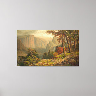 Yosemite Valley California 1887 Canvas Print