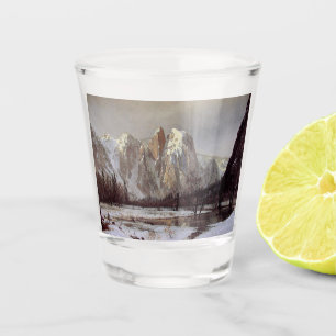 Yosemite Valley, California (Cathedral Rock) Shot Glass