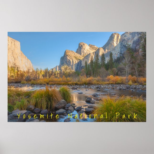 Yosemite Valley Evening Poster (Front)