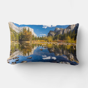Yosemite Valley in Fall Lumbar Cushion