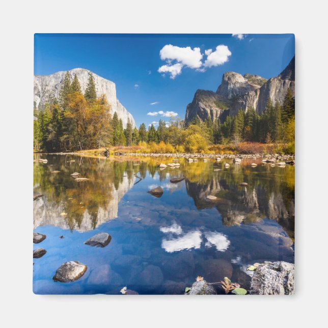 Yosemite Valley in Fall Magnet (Front)