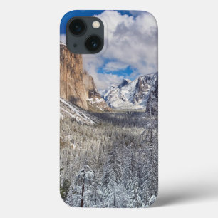 Yosemite Valley in Snow iPhone 13 Case