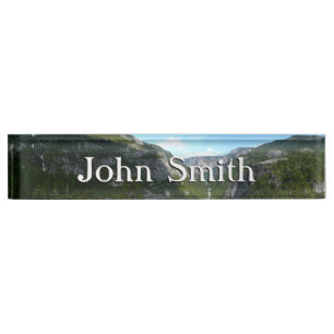 Yosemite Valley in Yosemite National Park Nameplate