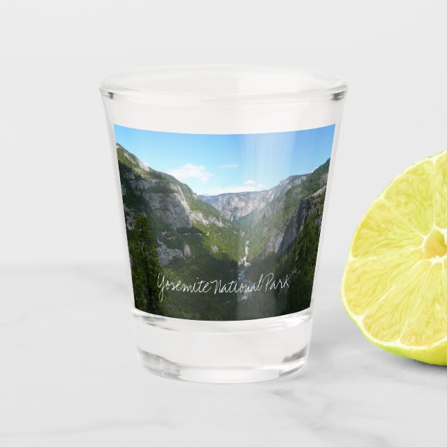 Yosemite Valley in Yosemite National Park Shot Glass (Front)