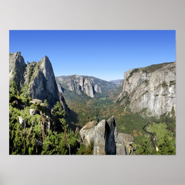 Yosemite Valley Panorama 2 - Yosemite Poster (Front)