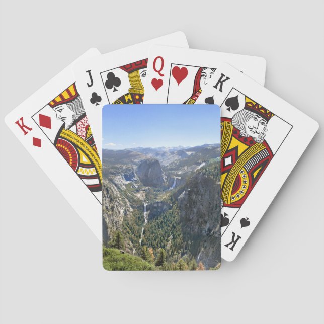 Yosemite Valley Panorama - Yosemite Playing Cards (Back)