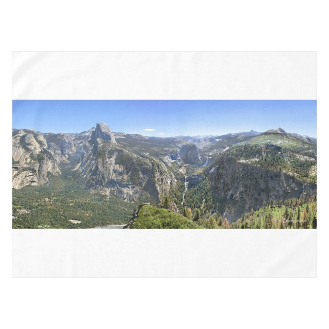 Yosemite Valley Panorama - Yosemite Tablecloth (Front (Horizontal))
