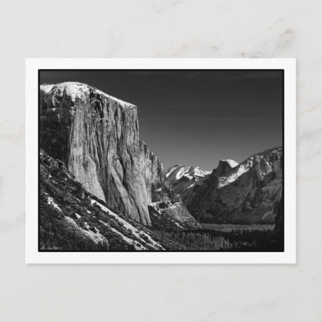 Yosemite Valley Postcard (Front)