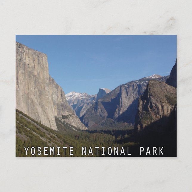 Yosemite Valley Postcard (Front)
