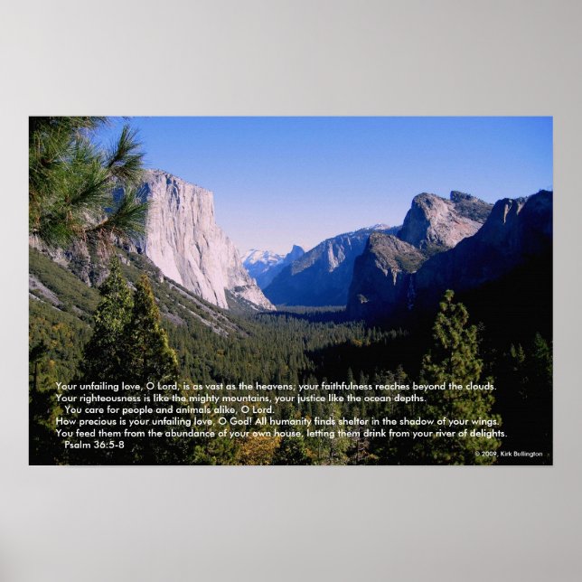 Yosemite Valley Poster (Front)