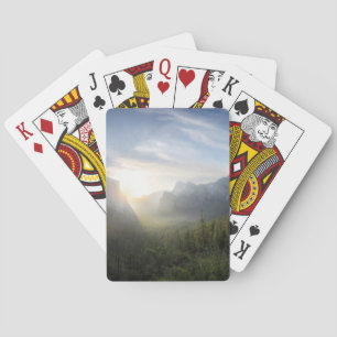 Yosemite Valley Sunrise from Inspiration Point Playing Cards
