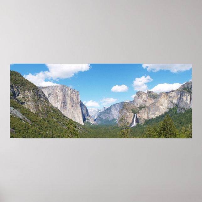 Yosemite Valley View Poster (Front)
