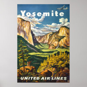 Yosemite vintage poster