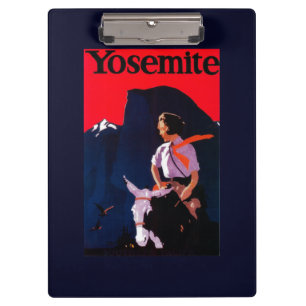 Yosemite Vintage PosterYosemite, CA Clipboard
