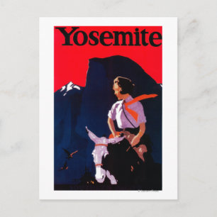 Yosemite Vintage PosterYosemite, CA Postcard