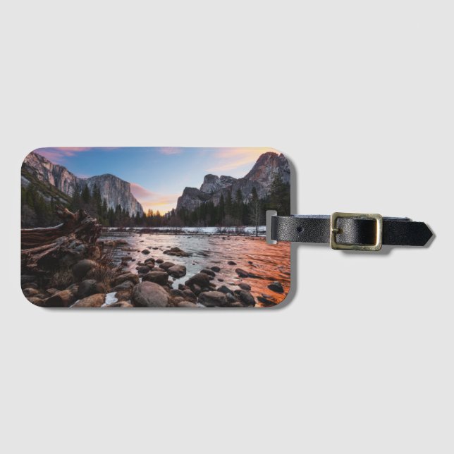 Yosemite's Gates of the Valley Luggage Tag (Front Horizontal)