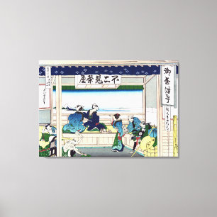 Yoshida on the Tokaido Canvas Print