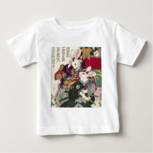 Yoshifuji UTAGAWA, "Kiyomoto Rakunin Okaru Kanpei" Baby T-Shirt
