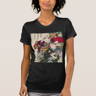 Yoshifuji UTAGAWA, "Kiyomoto Rakunin Okaru Kanpei" T-Shirt