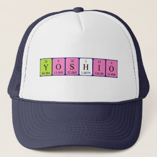 Yoshio periodic table name hat